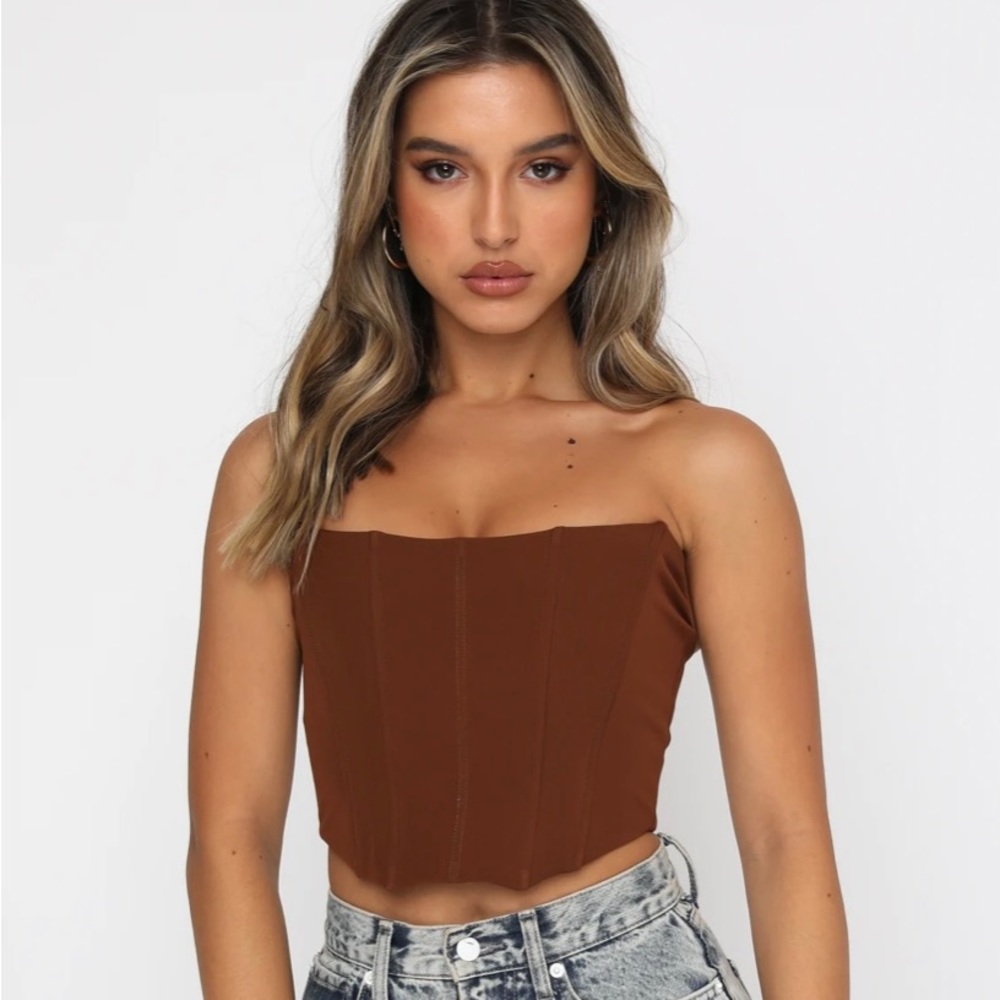 White Fox Patience Corset Chocolate (Brown)